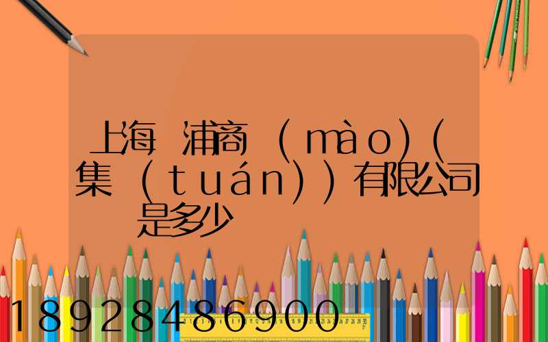 上海楊浦商貿(mào)(集團(tuán))有限公司電話是多少