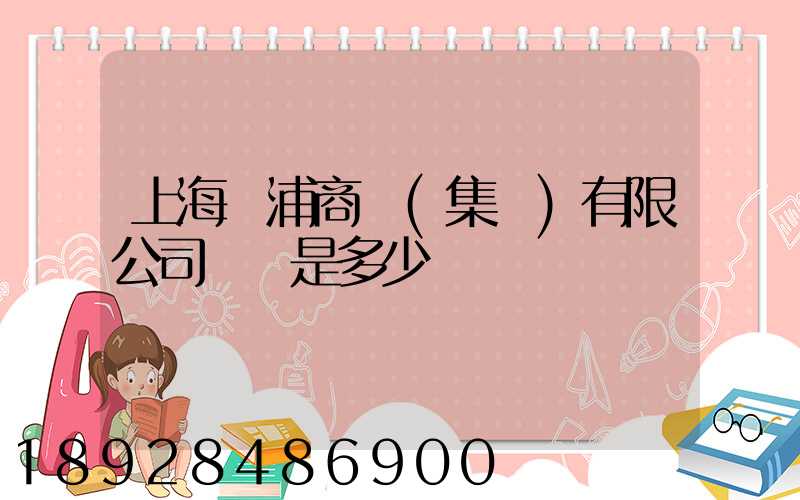 上海楊浦商貿(集團)有限公司電話是多少