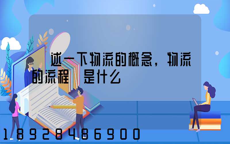 簡述一下物流的概念,物流的流程圖是什么